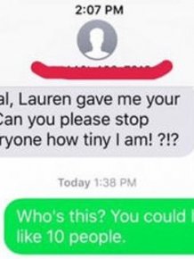 Guy Gets Trolled Over Wrong Number Text About His Dick