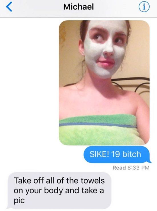 This Girl Had The Best Response When A Guy Asked Her To Send Nudes