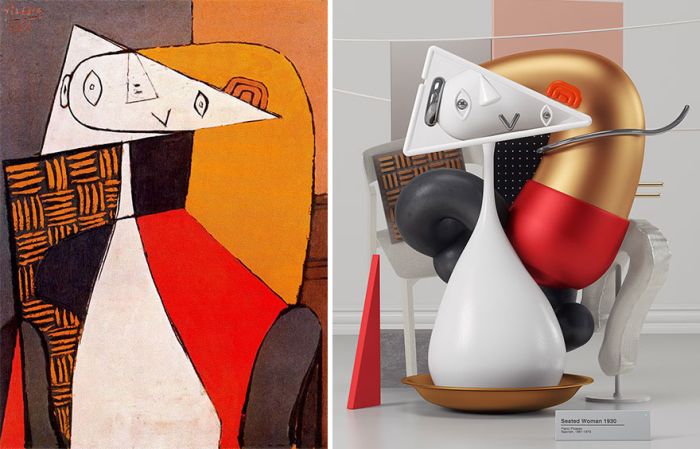 What Pablo Picasso’s Paintings Look Like As Sculptures