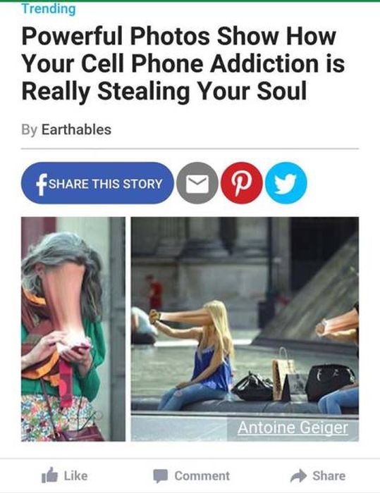 It's Funny To Think They Said Smartphone Addiction Will Never Be A Thing