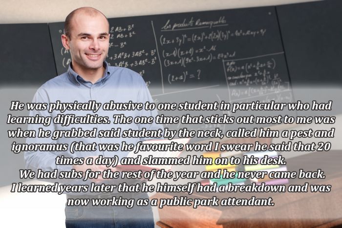 People Describe The Most Ridiculous Things Teachers Did or Said