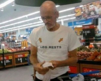 Hilarious Old People With Inappropriate Slogans On Their Shirts