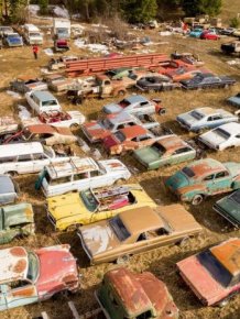 Canadian Sells Farm With A Collection Of 340 Rare Cars