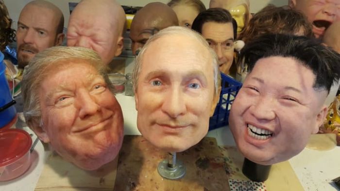 These Donald Trump, Vladimir Putin, And Kim Jong-Un Masks Are Creepy