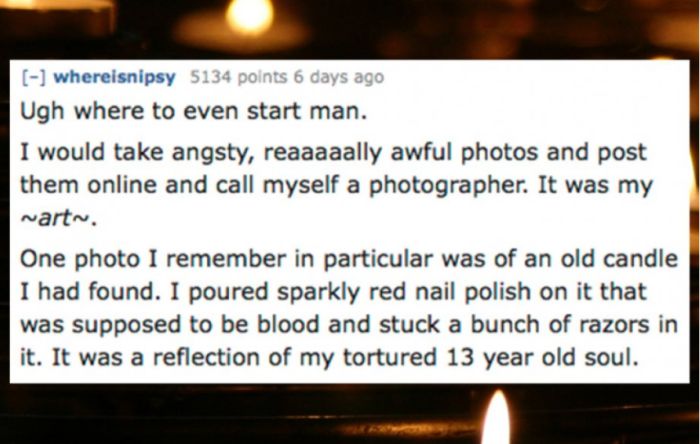People Share Their Most Cringeworthy Teenage Moments