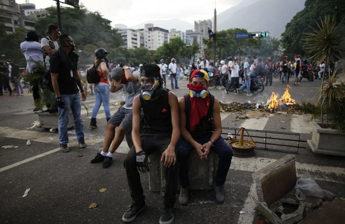 Millions Of Protesters Take To The Streets Of Venezuela
