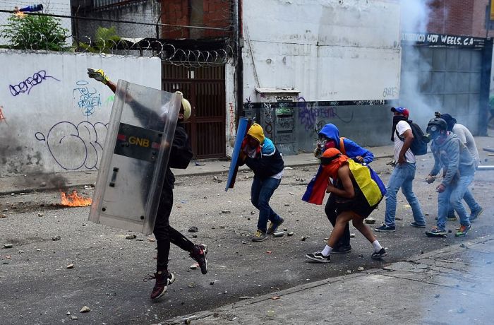Millions Of Protesters Take To The Streets Of Venezuela