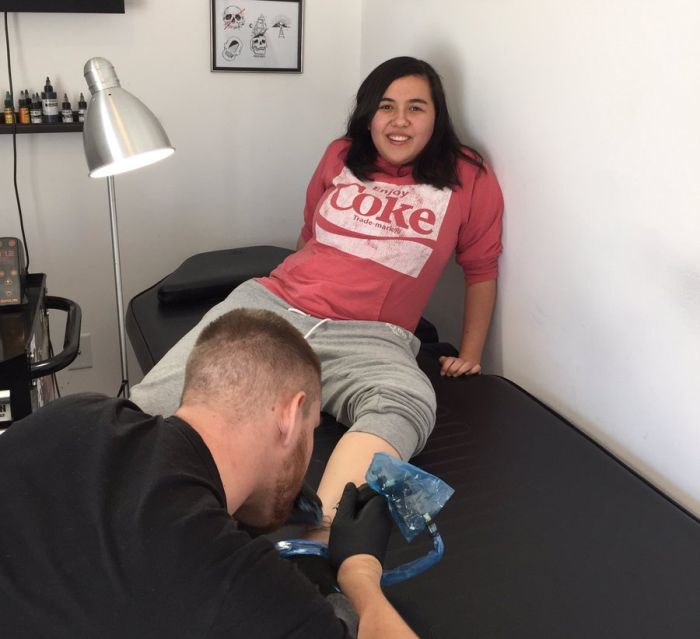 Girl Makes The Mistake Of Letting Her Friend Choose Her First Tattoo