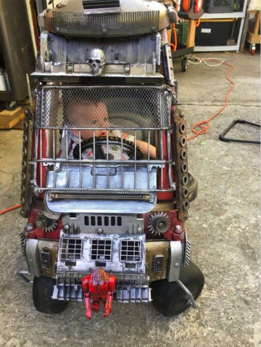 Dad Turns Cars Meant For Kids Into Something Straight Out Of Mad Max