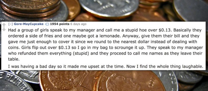 Servers Share Tales Of Customers From Hell