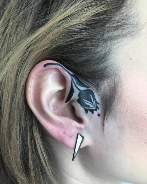 The Helix Tattoo Trend Is Starting To Catch On