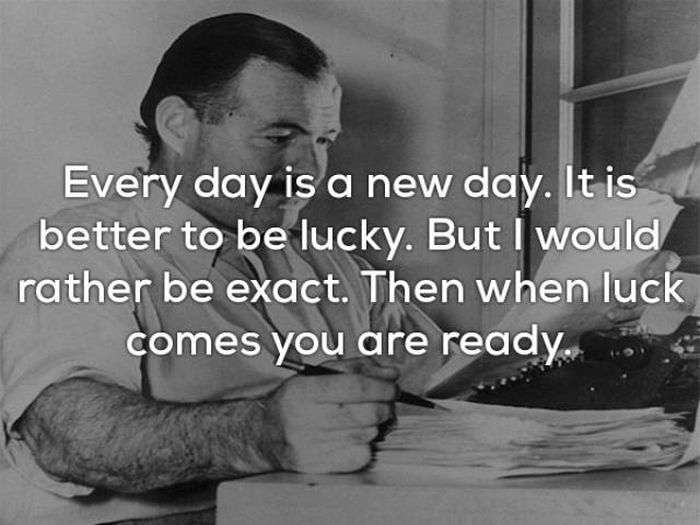 Ernest Hemingway Truly Was A Wise Man