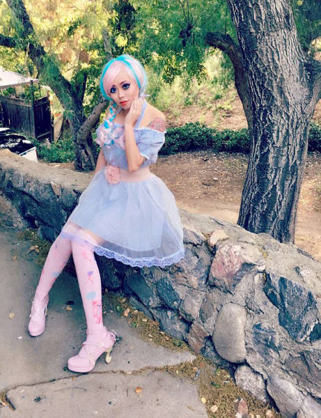 Girl Goes From Goth To Real Life Barbie Doll