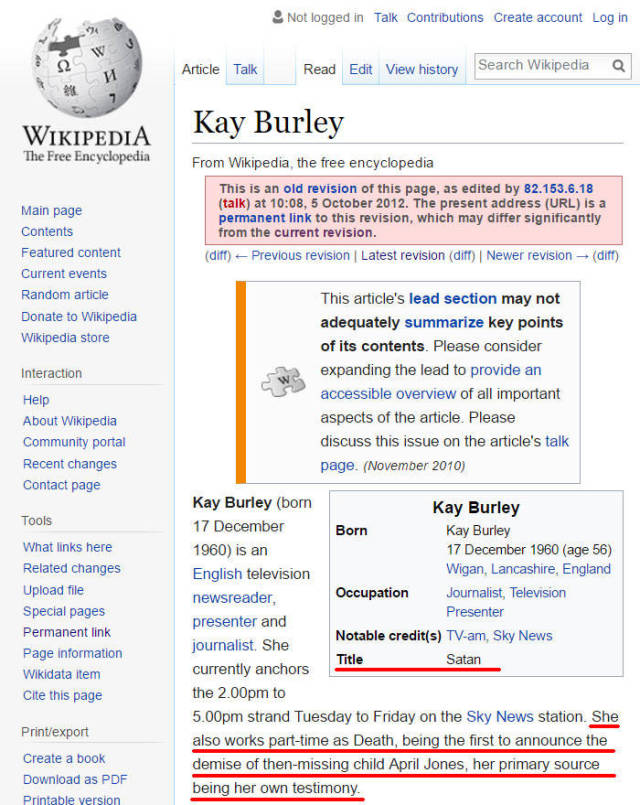 Why Wikipedia Simply Can't Be Trusted