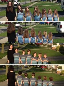 Mom And Her 6 Sons Donate 17 Feet Of Hair To Kids In Need