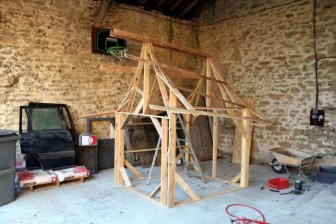 Old Wooden Pallets Get Turned Into A Castle For A Princess
