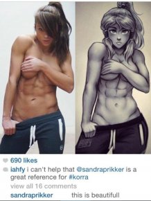 Model Sandra Prikker Seems To Think Korra Is Based On Her