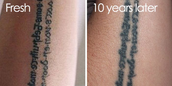 Pictures That Reveal How Tattoos Age Over Time