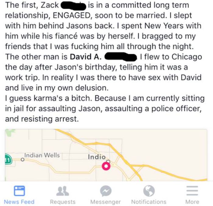 Guy Shares His Cheating Girlfriend's Story On Facebook