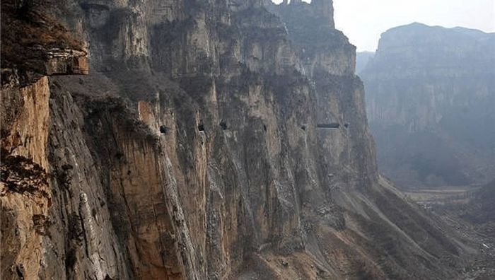 Global Travelers Are Astonished By China's Hand Chiseled Hanging Highway