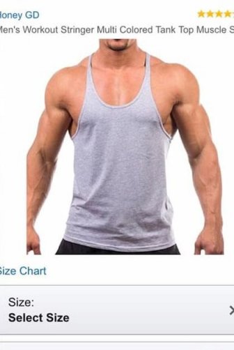 Guy Orders A Muscle Shirt But Gets A Dress Instead