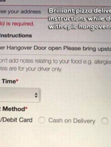 Hungover Guy Gives Perfect Pizza Delivery Instructions