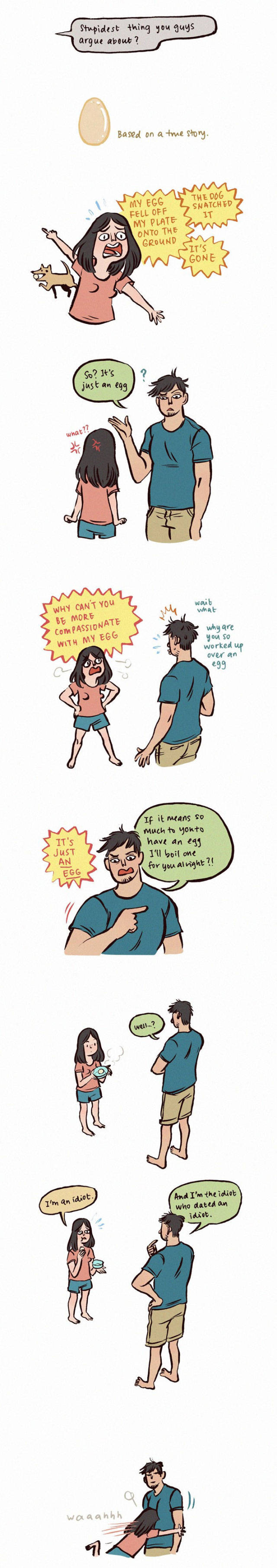 Comics That Explain What Life Is Like With A Boyfriend That's A Giant And A Nerd