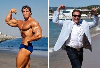 Arnold Schwarzenegger In Cannes Back In The Day And Today