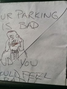 People Who Suck At Parking Share Hilarious Notes They've Received