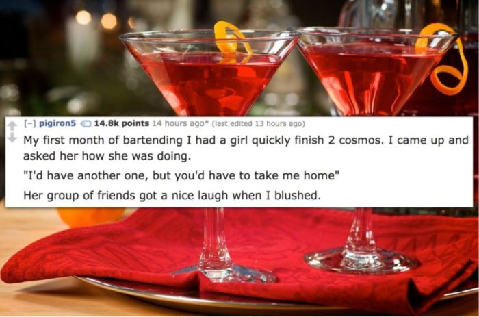 15 Of The Smoothest Pick-Ups Bartenders Have Ever Witnessed