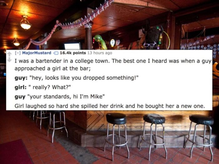 15 Of The Smoothest Pick-Ups Bartenders Have Ever Witnessed