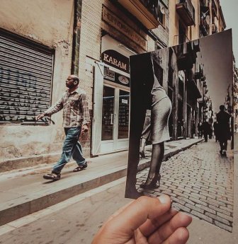 Guy Matches Old Photos To Modern Places During Trip To Europe