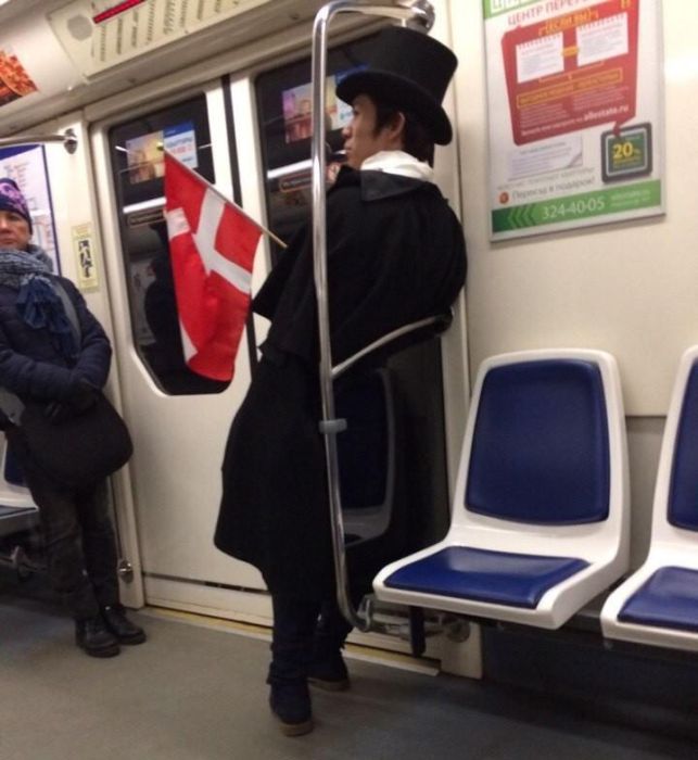 Fashion Gets Really Weird On The Russian Metro