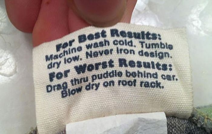 Products That Come With Witty Labels