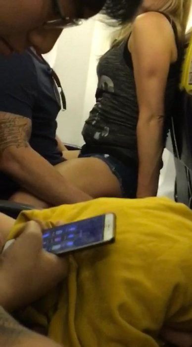 Airplane Passenger Gets Busted Cheating On His Pregnant Fiancee
