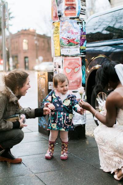 Bride Makes Little Girl's Greatest Dream Come True