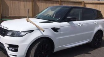 Disgruntled Employee Takes A Pickaxe To Boss' Range Rover