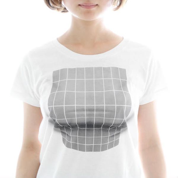 Optical Illusion T-Shirt Creates Chest From Nothing