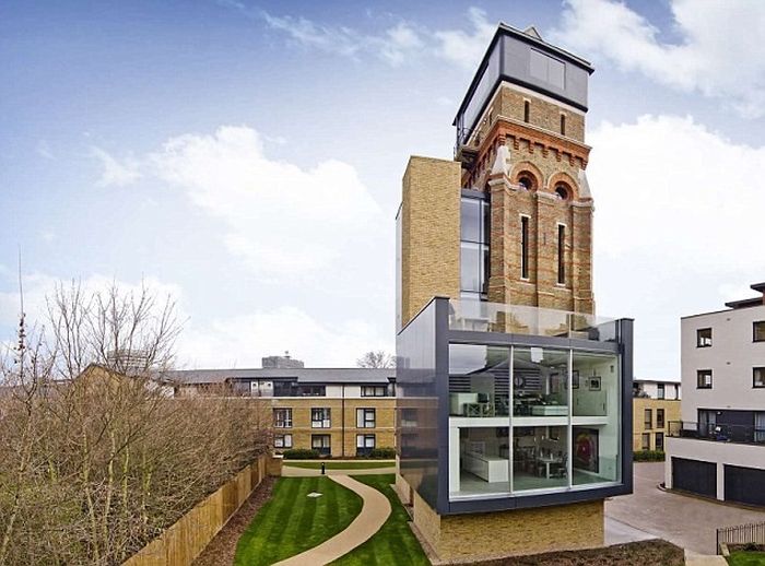 Old London Water Tower Gets Transformed Into A Modern Home