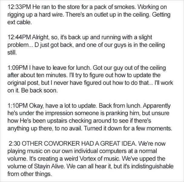 This Ingenious Prank Made His Coworker Very Paranoid