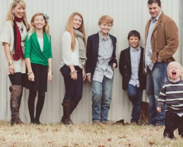 Kids Who Clearly Don't Care About Your Stupid Family Photos