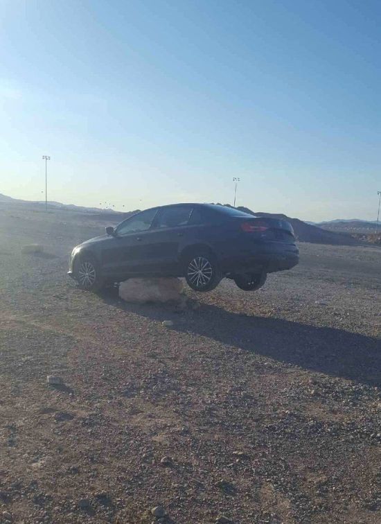 Man Gets Stuck In The Middle Of The Desert
