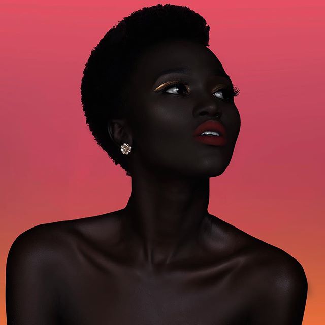 Nyakim Gatwech Is A Model Also Known As The Queen Of The Dark