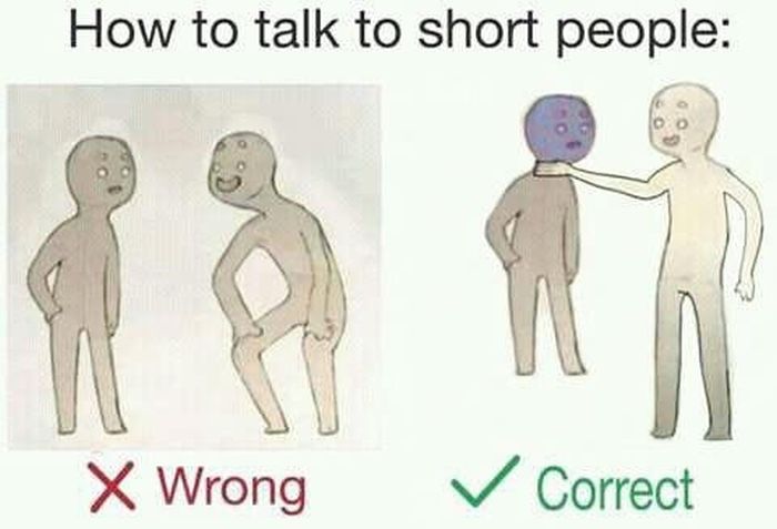 Everything You Need To Know About Talking To Short People