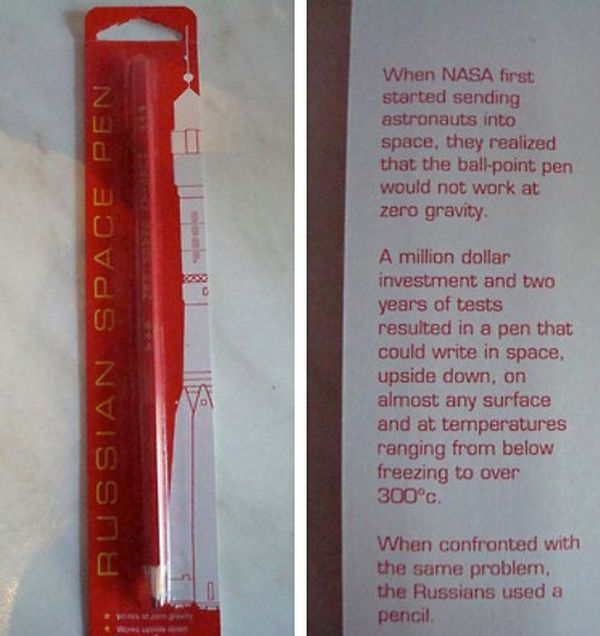 Why Pencils Aren't Used In Space