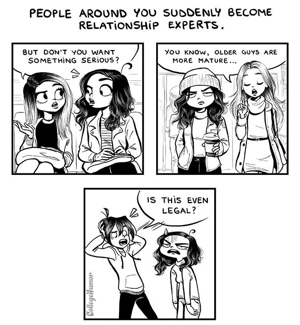 Funny Comics That Reveal The Truth About Dating Someone Younger