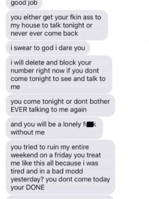 Crazy Chick Goes Psycho After Date Is Postponed One Hour