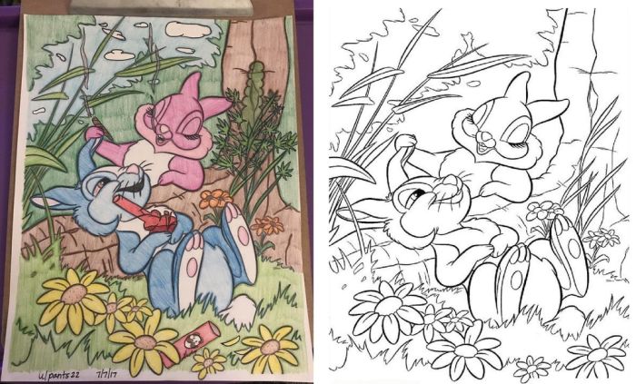 Examples Of Adults Messing Up Coloring Books