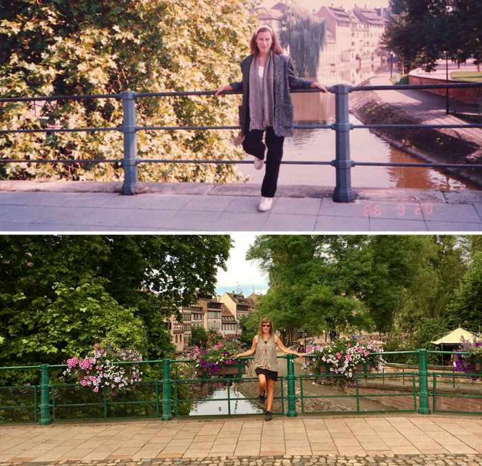 Woman Travels To The Same Locations 30 Years Later