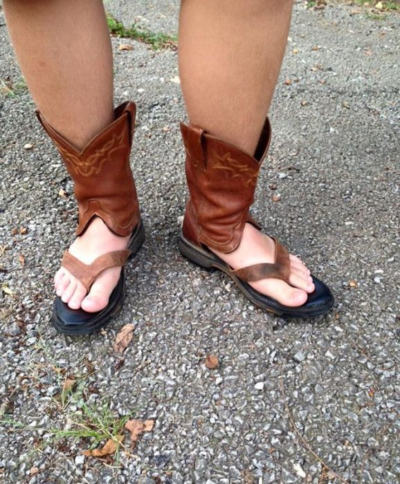 Cowboy Boot Sandals Are A Real Thing